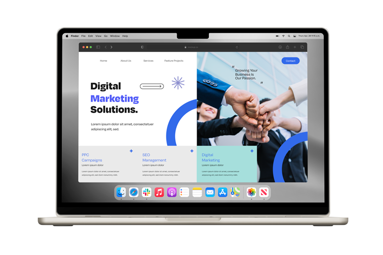 انشاء موقع تعريفي